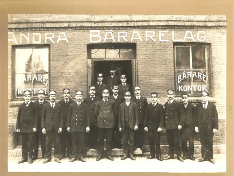 Göteborgs Bärarelag – historiskt foto